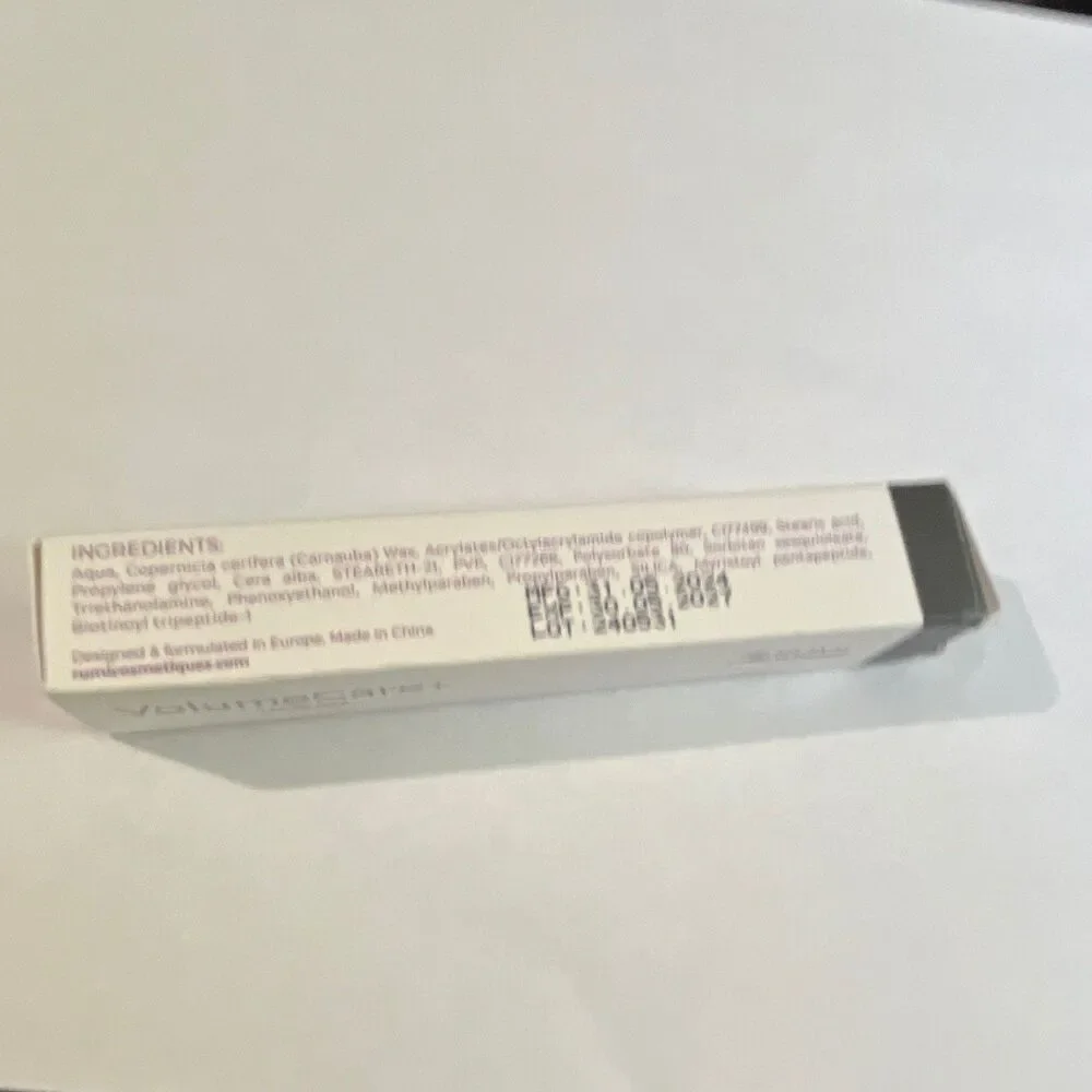 Rumi Cosmetiques VolumeCare+ Mascara Natural Black New Damaged Box.